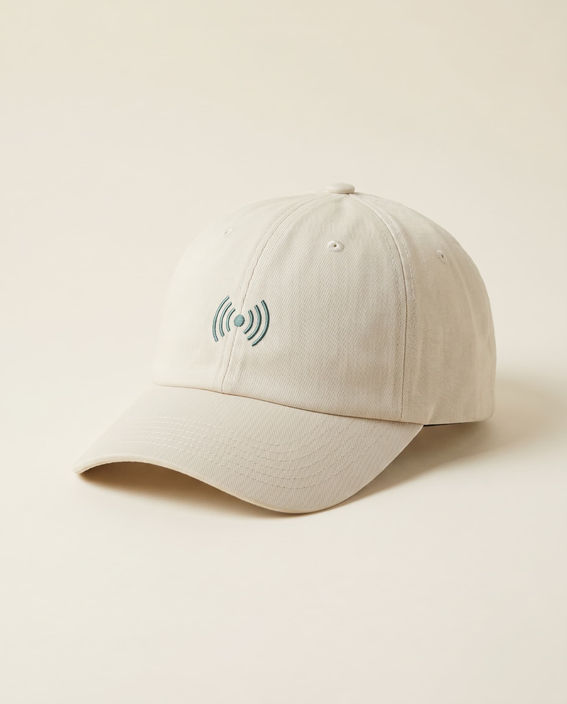Pristine Cap — Embroidered, structured. Funds 40 kg of cleanup.